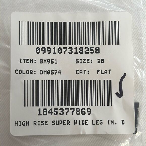 J Crew Superwide Leg Jeans Womens Size 28‎ White - Picture 7 of 12